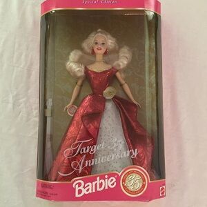1997 Special Edition Target 35TH Anniversary Barbie Doll Red Dress #16485 NEW